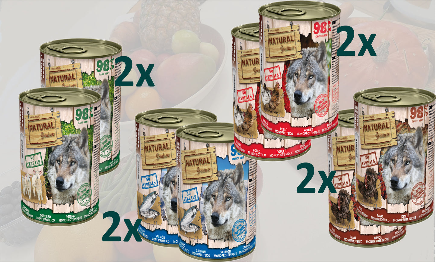 NATURAL GREATNESS "MonoMix 4Dogs"