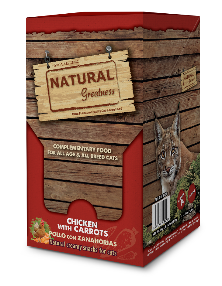 NATURAL GREATNESS Hähnchen-Karottencreme - zur Sehkraftunterstützung, 56 g