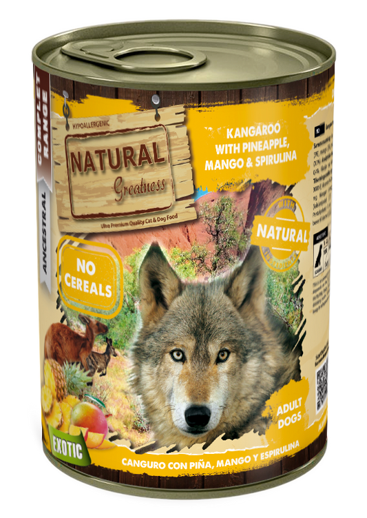 Kangaroo with Pineapple, Mango & Spirulina