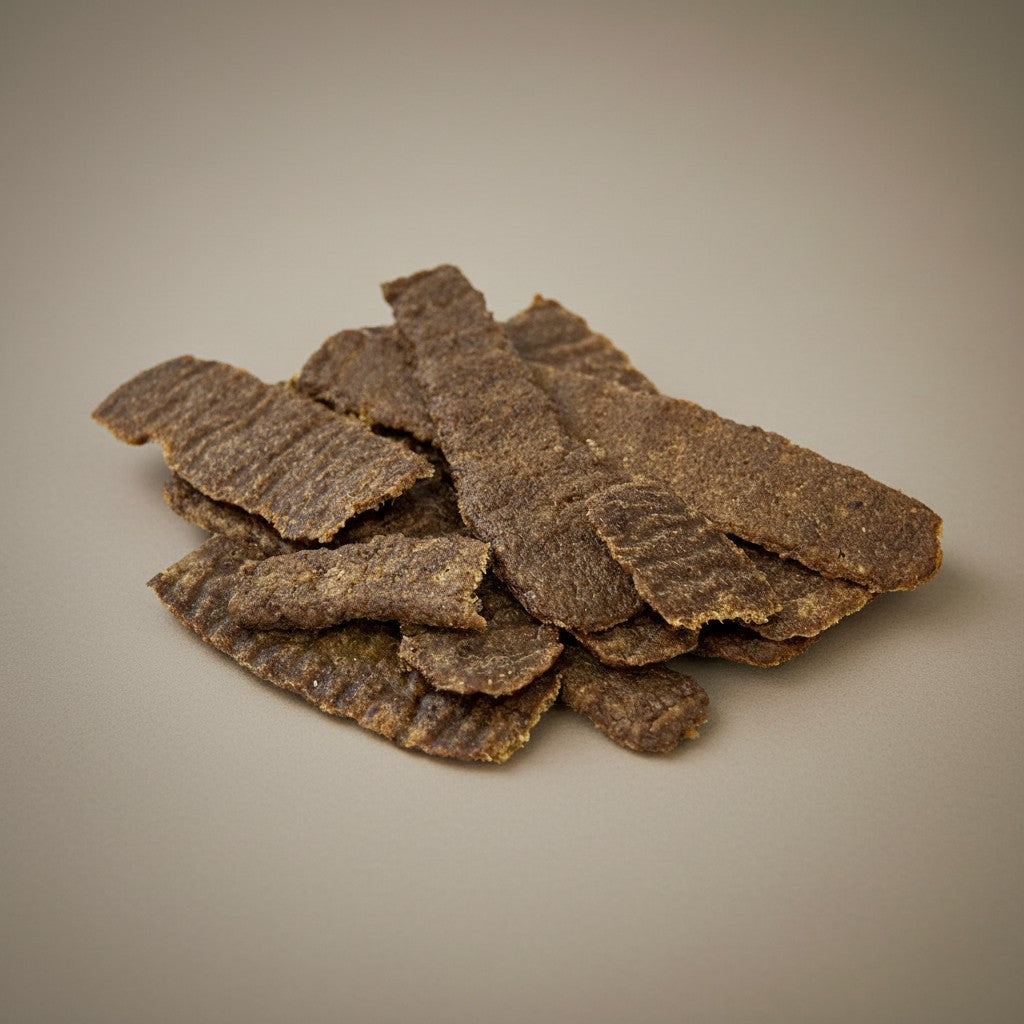 Lupiora NATURAL GREATNESS Truthahnstreifen: getrocknete, getreidefreie Putenfleisch-Snacks für Hunde