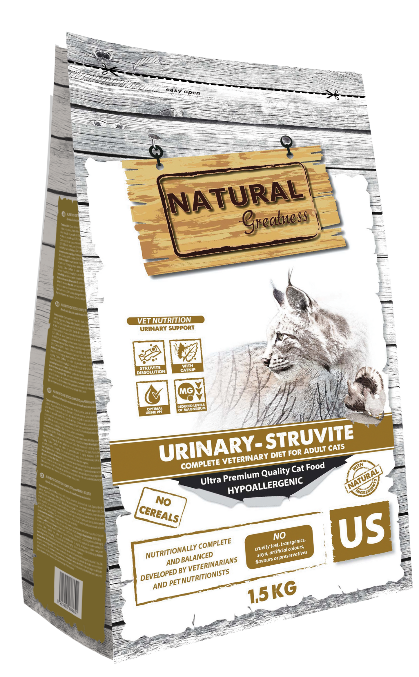 NATURAL GREATNESS Veterinär Diät Urinary-Struvite