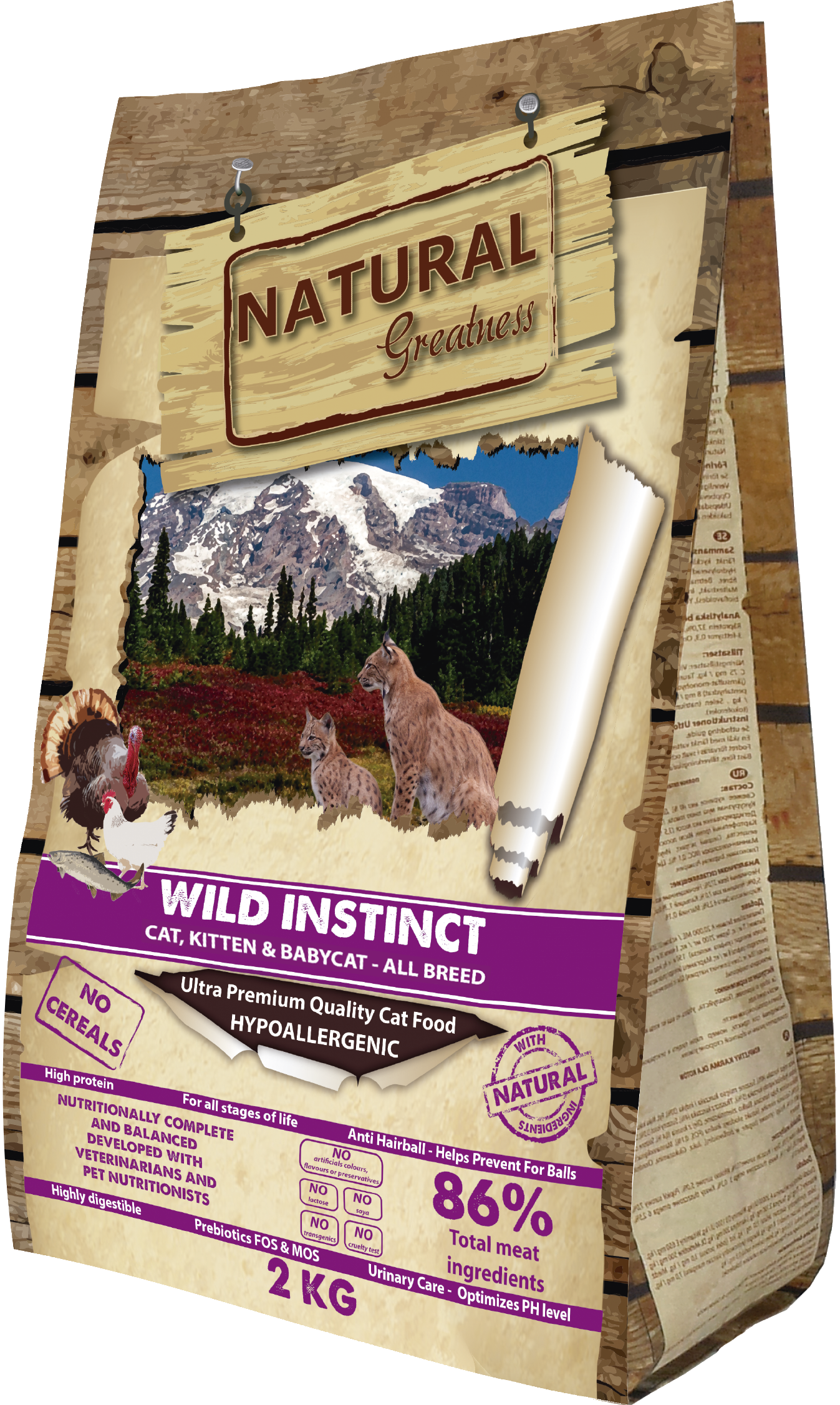 NATURAL GREATNESS "Wild Instinct Recipe" / Ultra Premium - Kätzchen/Baby - Alle Rassen