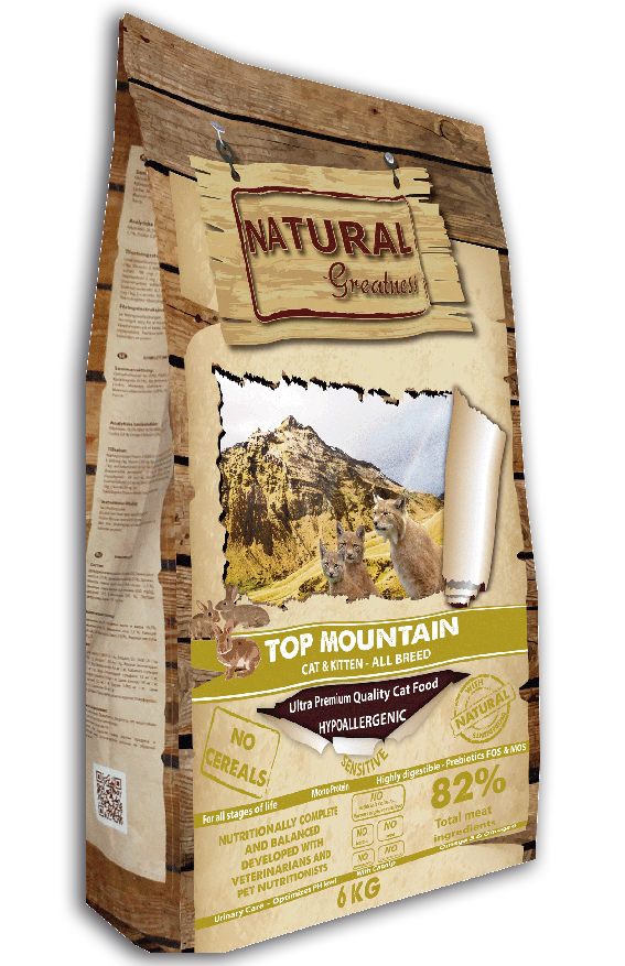 NATURAL GREATNESS "Top Mountain Recipe" / Ultra Premium - Erwachsene / Kätzchen - Alle Rassen