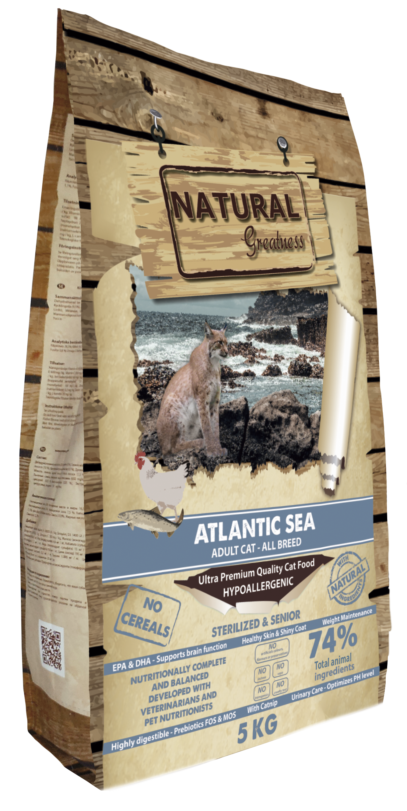 NATURAL GREATNESS "Atlantic Sea Recipe" / Ultra Premium - Erwachsene - Sterilisierte & Senioren - alle Rassen