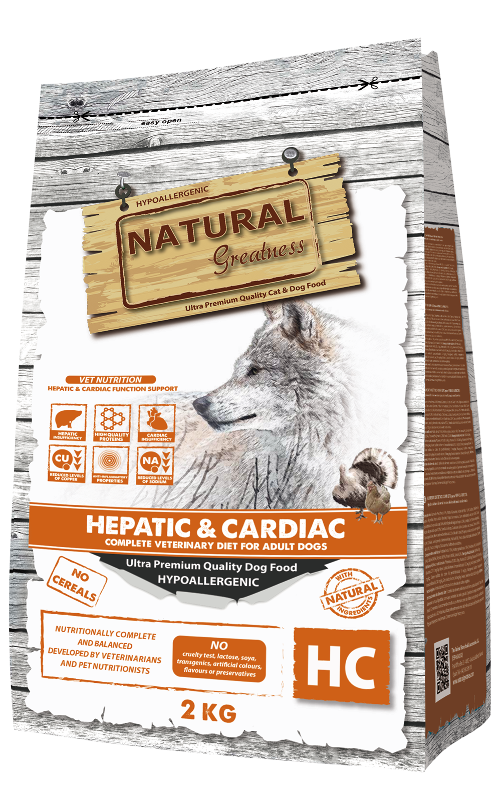 Veterinary Diet Hepatic-Cardiac, 2 kg