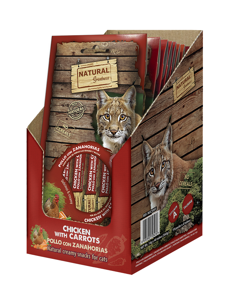 NATURAL GREATNESS Hähnchen-Karottencreme - zur Sehkraftunterstützung, 56 g