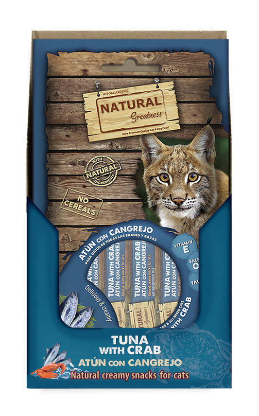 Thunfisch mit Krabbencreme - Unterstützung für Haut und Haare, 56 g