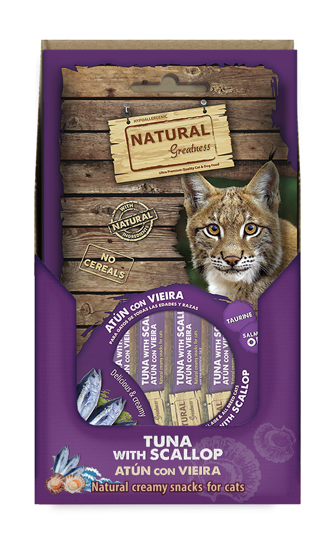 Thunfisch mit Jakobsmuschelcreme (mit DHA) - Cerebrale Unterstützung, 56 g