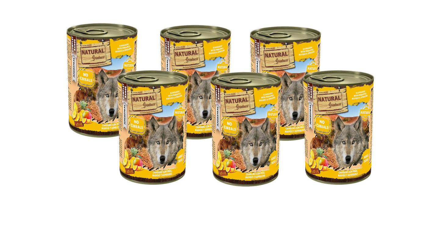 NATURAL GREATNESS Känguru mit Ananas, Mango & Spirulina (Set)