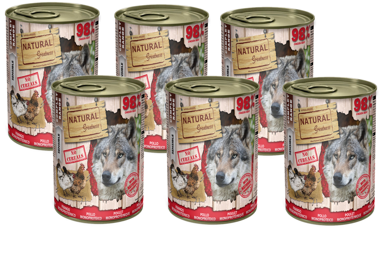 NATURAL GREATNESS Hühnchen Monoprotein (Set)