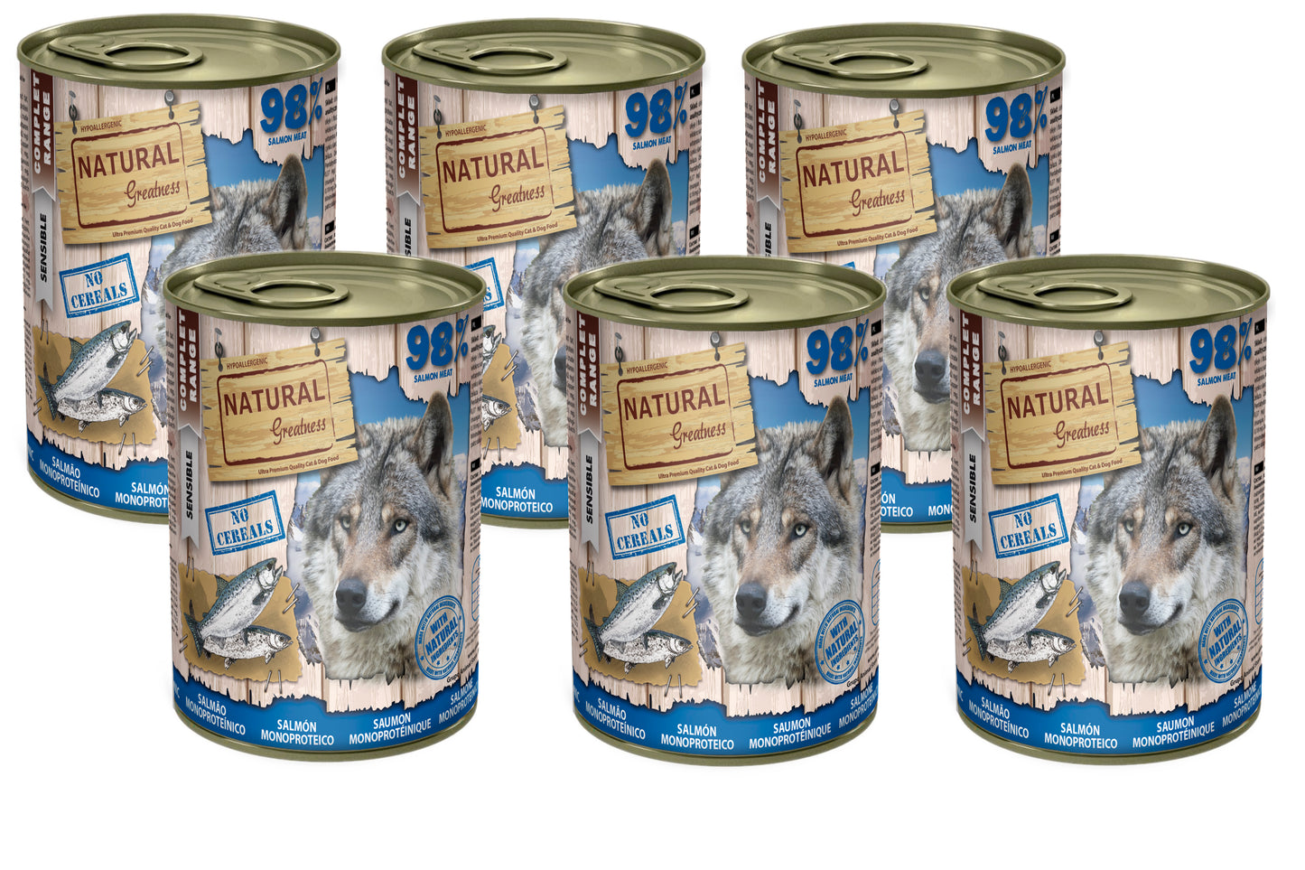 NATURAL GREATNESS Lachs Monoprotein (Set)