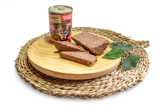 NATURAL GREATNESS Hühnchen mit Karotten, Ananas, Leinsamen und Preiselbeeren / Welpen-Startfutter (Set)