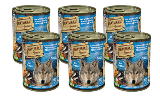 NATURAL GREATNESS Kabeljau mit Roter Paprika, Kürbis, Olivenöl, Kartoffeln und Thymian / Erwachsene-Leicht (Set)