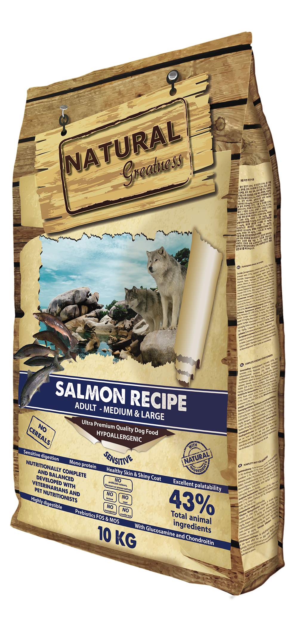 Salmon Recipe – Sensitive / Ultra Premium - Adult - Medium & Grosse Rassen
