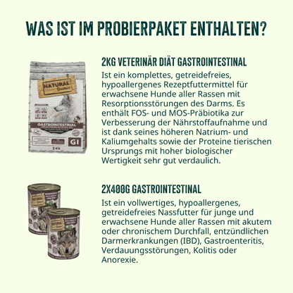 Magen & Darm Probierpaket Hund