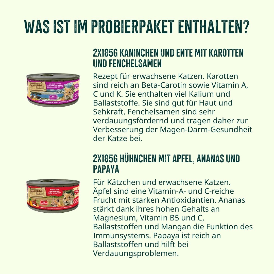 Nassfutter Probierpaket Katze