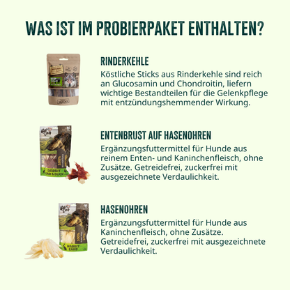 Kausnacks Probierpaket Hund