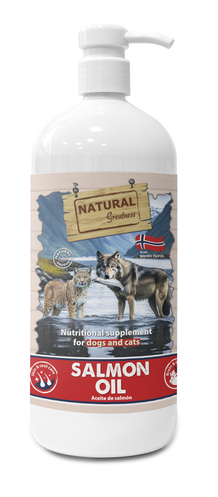 Lachsöl / Cat & Dog, 1000 ml