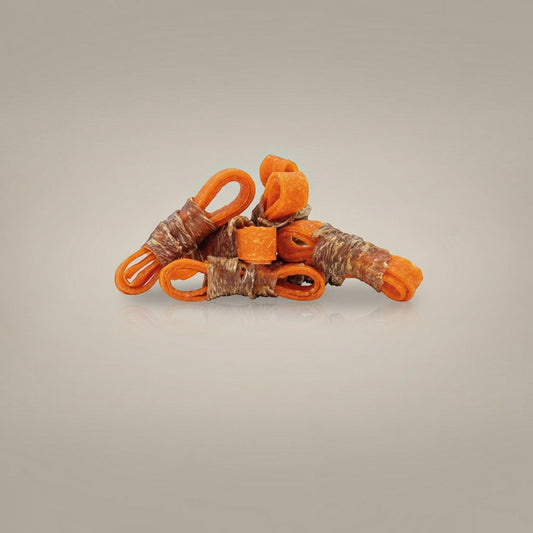 Lupiora KIDDOG Super Premium Hundesnack aus getrocknetem Entenfleisch umwickelt mit gesundem Kürbis