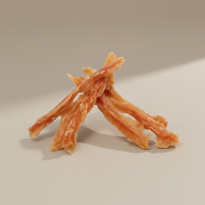 Lupiora KIDDOG SUPER PREMIUM Hühnerbrust Barbecue Twister, getreidefreier Hundesnack aus getrocknetem Hühnchenfleisch.