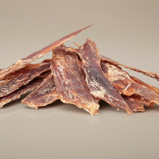 Lupiora KIDDOG Super Premium Hundesnack aus 100% luftgetrocknetem Rindsmuskelfleisch in dünnen Scheiben