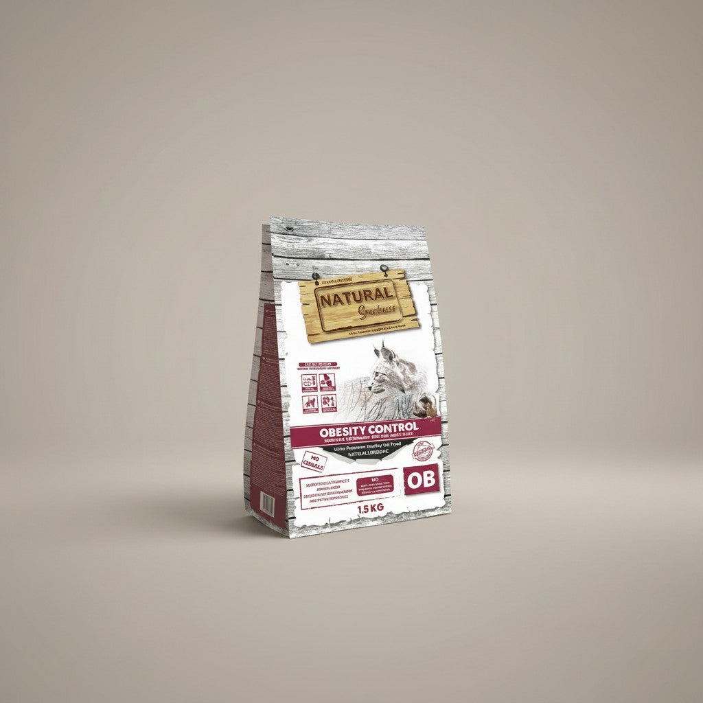 Lupiora Natural Greatness Obesity Control Diätfutter für Katzen zur Gewichtsreduktion in 1,5 kg Packung