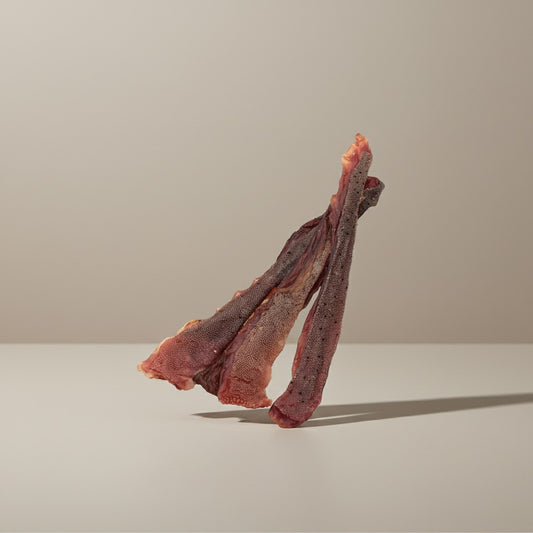Lupiora KIDDOG getreidefreie Rinderzungen-Leckerlis für Hunde, dünne Scheiben aus 100% Rindfleisch