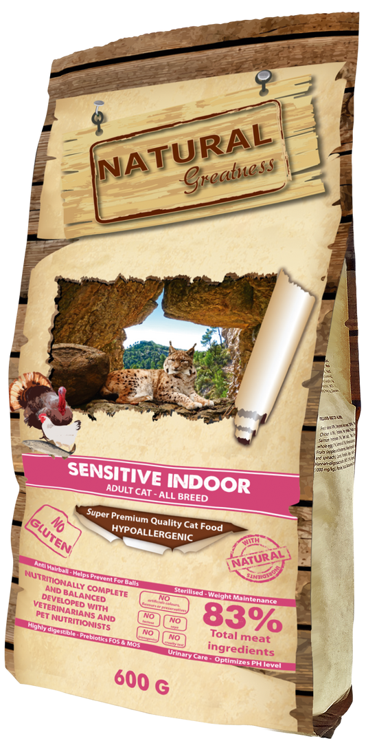 Sensitive Indoor Recipe / Super Premium - Adult - Alle Rassen